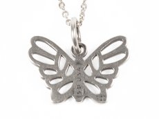 画像3: STANDARD CALIFORNIA  SD Made in USA Butterfly Necklace (Silver) (3)