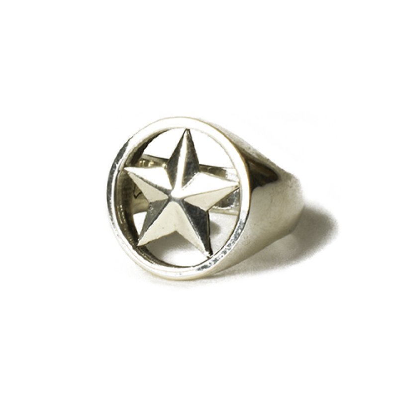 STANDARD CALIFORNIA SD Made in USA Star Ring (Silver) OTARB330
