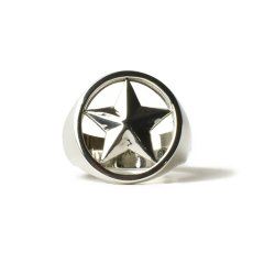 画像2: STANDARD CALIFORNIA  SD Made in USA Star Ring (Silver) (2)