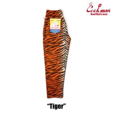 画像2: COOKMAN  シェフパンツ Chef Pants Tiger (Orange) (2)