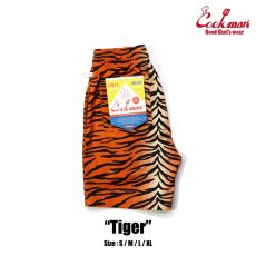 画像1: COOKMAN  シェフパンツ Chef Pants Short Tiger (Orange) (1)