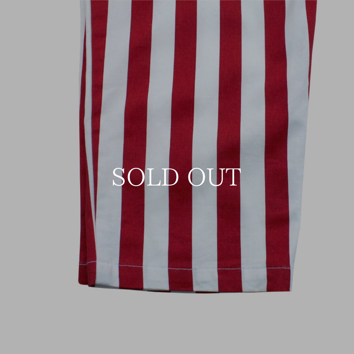 画像3: COOKMAN  シェフパンツ Chef Pants Wide Stripe Red (Red) (3)