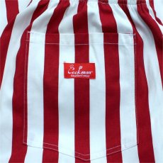 画像6: COOKMAN  シェフパンツ Chef Pants Wide Stripe Red (Red) (6)