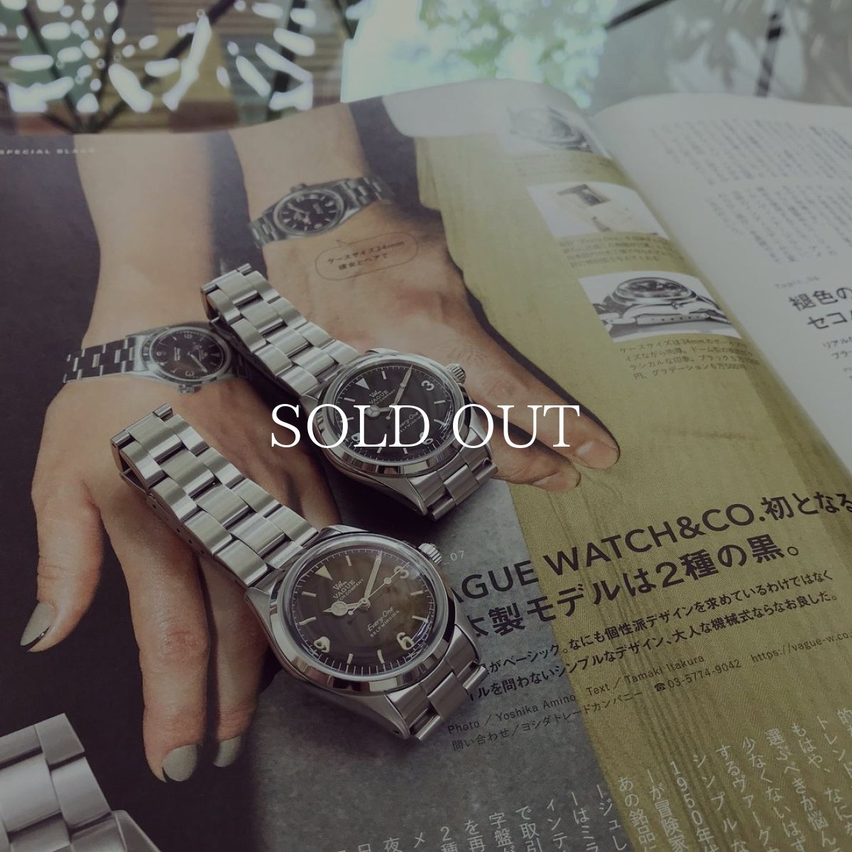 画像6: VAGUE WATCH CO.  Every-One (Black) (6)