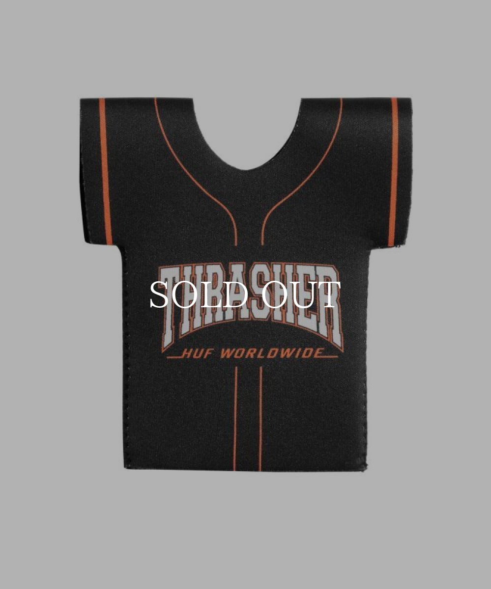 画像1: HUF  THRASHER JERSEY KOOZIE (BLACK) (1)