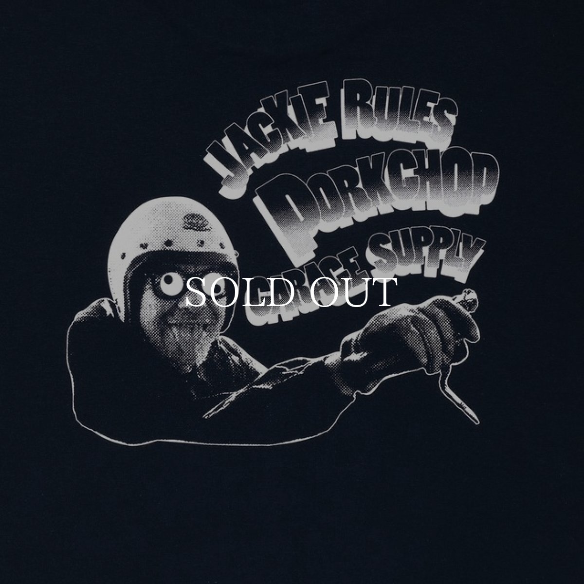 画像4: PORKCHOP GARAGE SUPPLY  JACKIE RULES TEE (NAVY) (4)