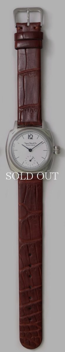 画像1: VAGUE WATCH CO.  Coussin 12 Croco (Brown) (1)