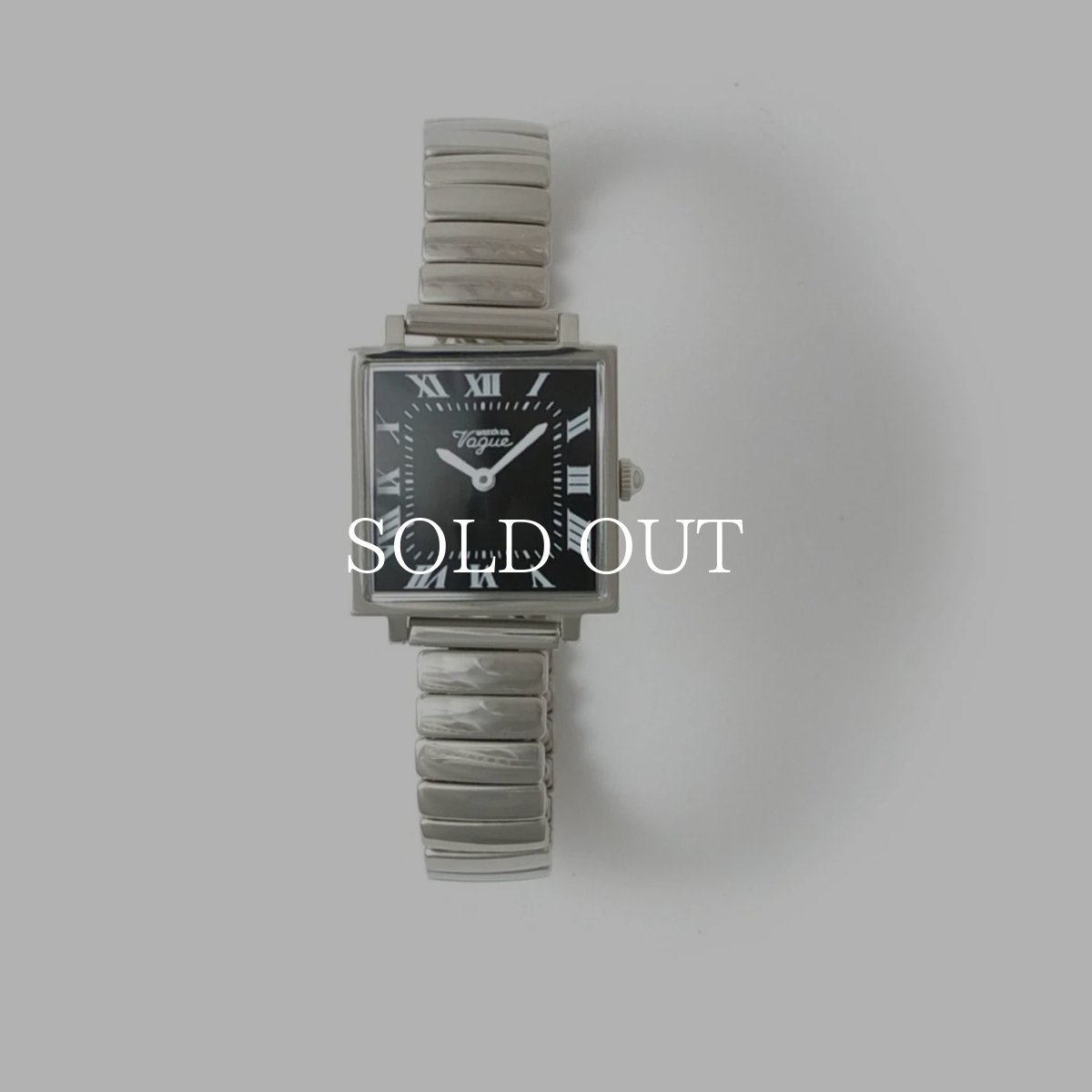 画像1: VAGUE WATCH CO.  Carré Extension (SS / Black) (1)