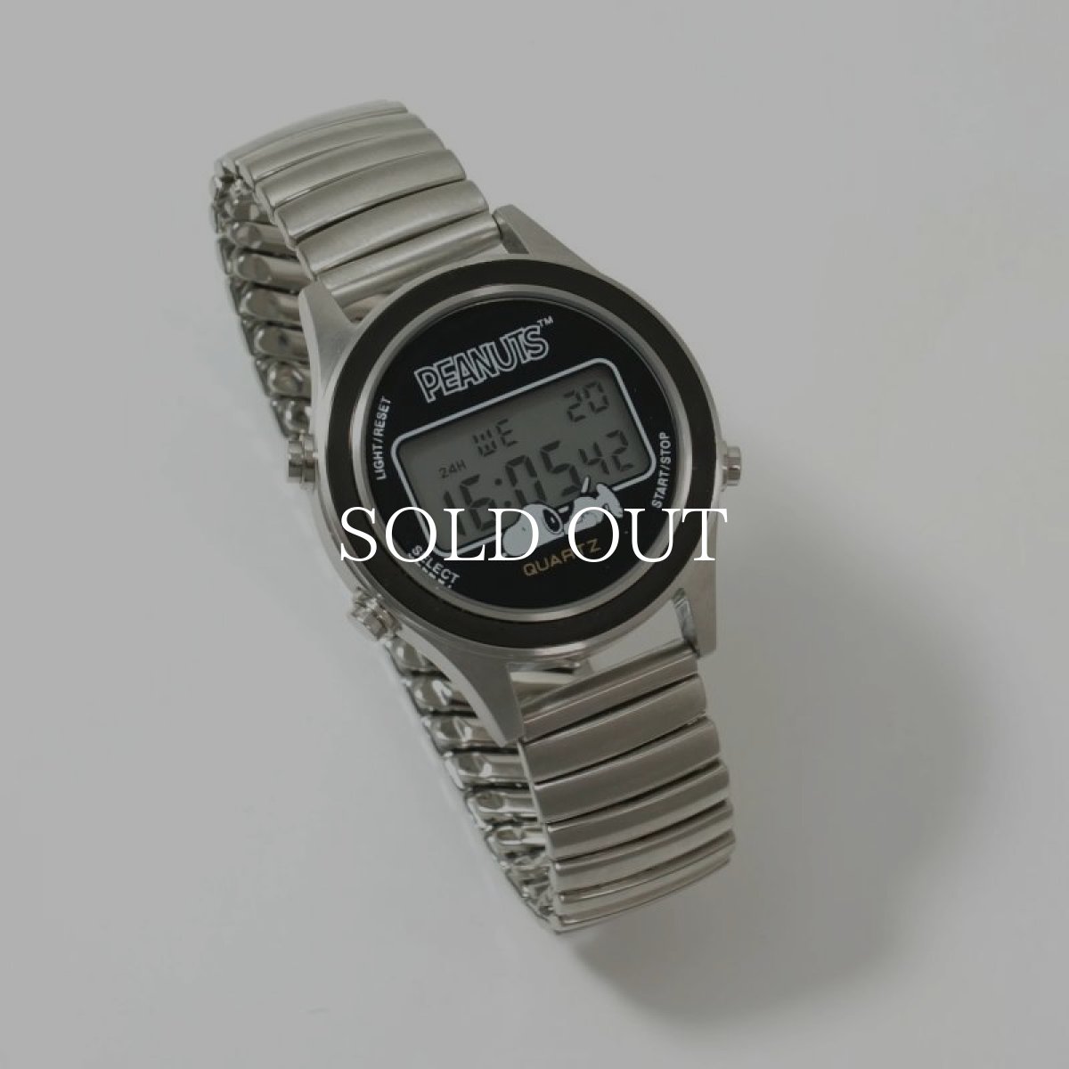 画像2: VAGUE WATCH CO.  “ Snoopy Digital Watch “ DG2000 Extension (SS / Black) (2)