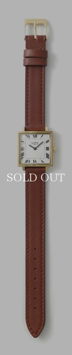 画像1: VAGUE WATCH CO.  Carré (YG / Ivory / Brown) (1)