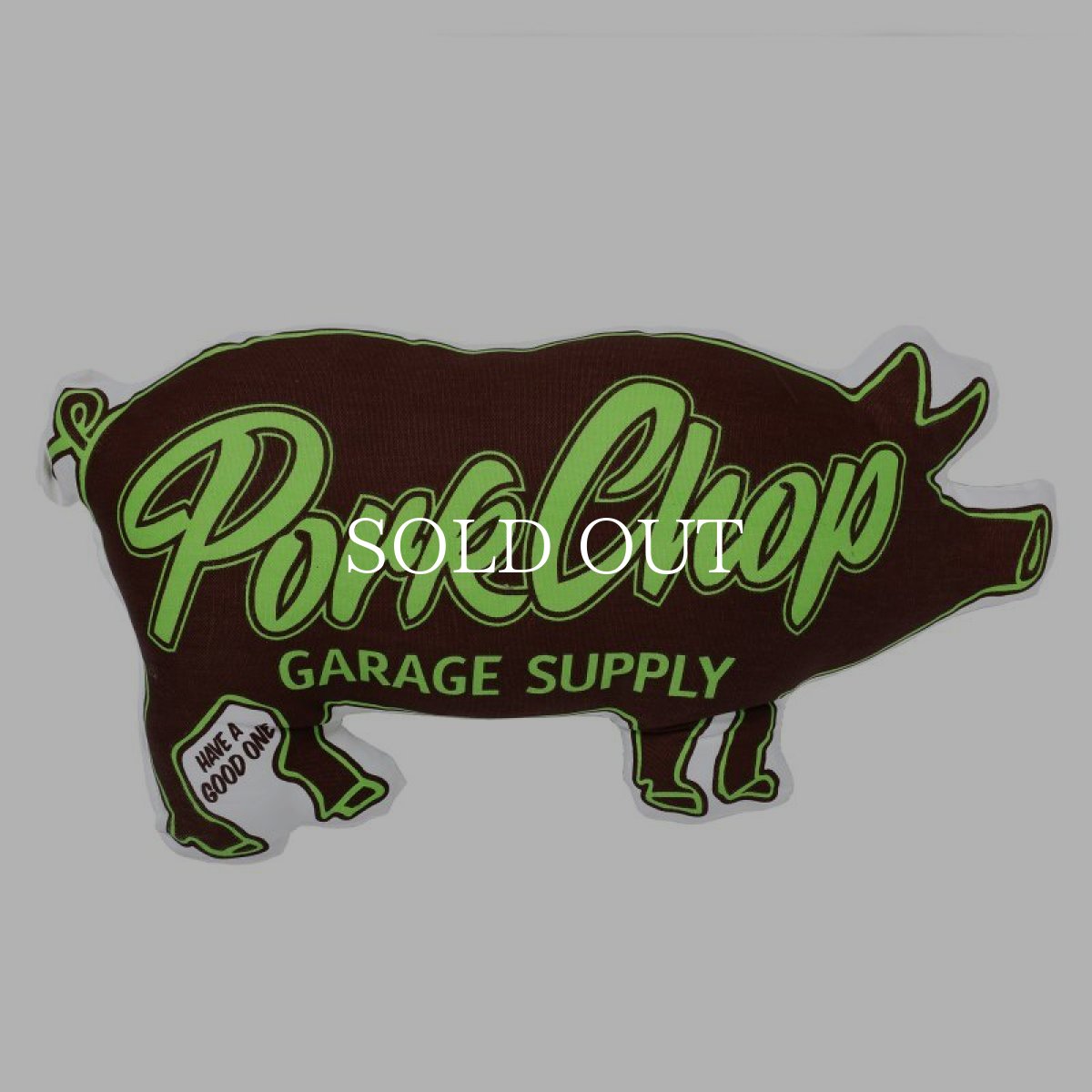 画像2: PORKCHOP GARAGE SUPPLY  PORK CUSHION (BRN×LGR) (2)