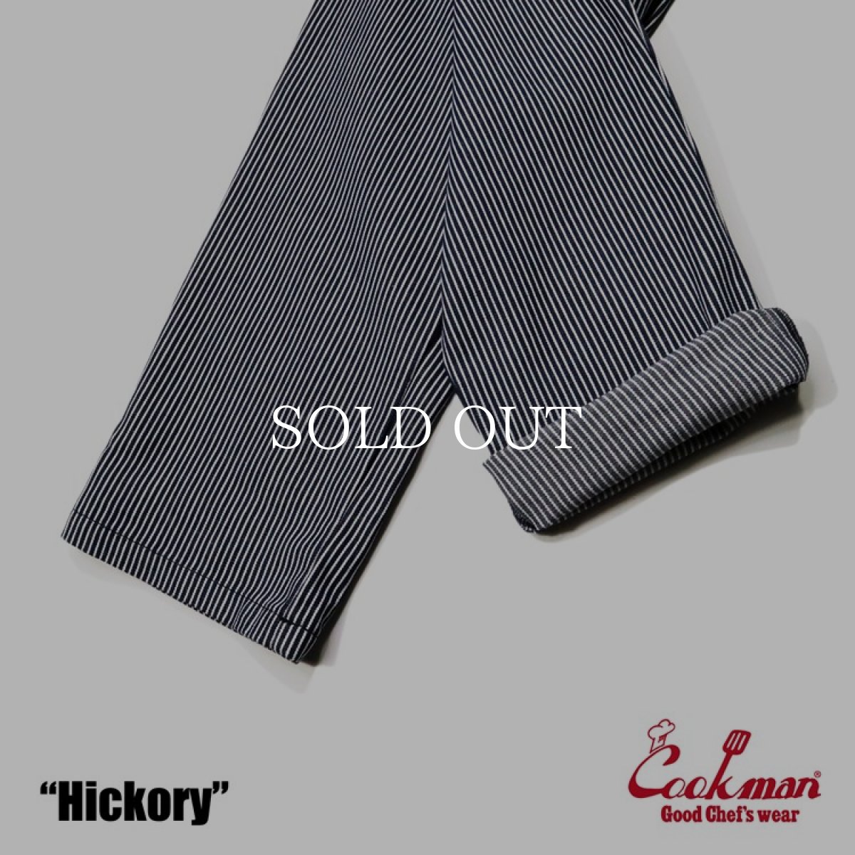画像6: COOKMAN  Chef Pants Hickory (Navy) (6)