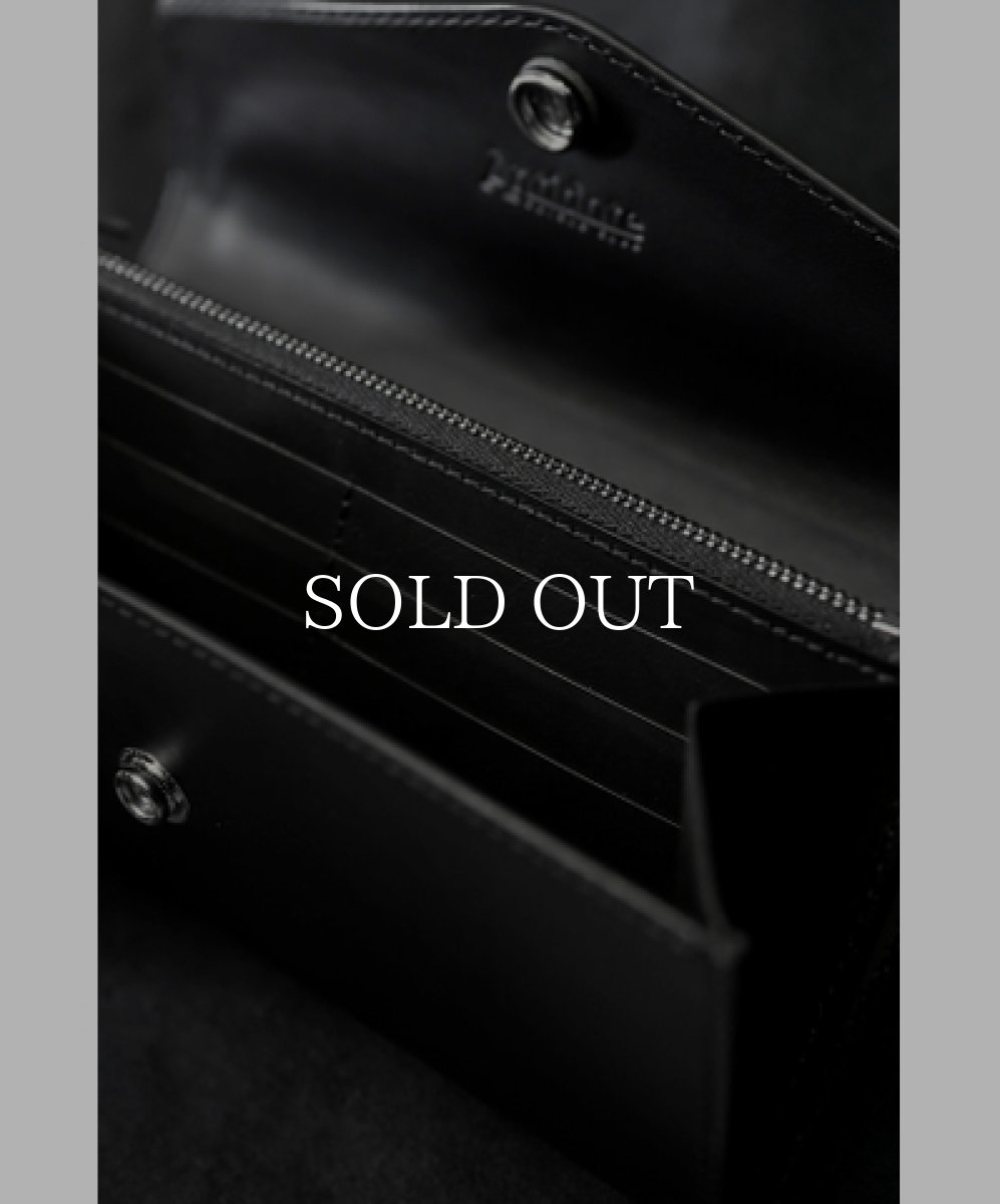 画像4: ANTIDOTE BUYERS CLUB   Trucker Long Wallet (Black Smooth Leather) (4)