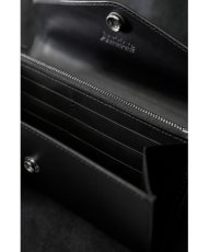 画像3: ANTIDOTE BUYERS CLUB   Trucker Long Wallet (Black Smooth Leather) (3)