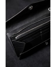 画像3: ANTIDOTE BUYERS CLUB   Trucker Long Wallet (Black Grain Leather) (3)