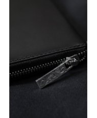 画像4: ANTIDOTE BUYERS CLUB   Round Zip Long Wallet (Black Smooth Leather) (4)