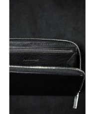 画像3: ANTIDOTE BUYERS CLUB   Round Zip Long Wallet (Black Grain Leather) (3)