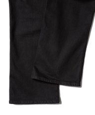 画像5: MINEDENIM  S.Slim Flare STR 5pocket OWS (BLK) (5)