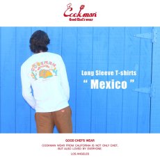 画像12: COOKMAN  ロングスリーブ Tシャツ Mexico (White) (12)