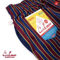 画像9: COOKMAN  シェフパンツ Chef Pants College Stripe Red (Red) (9)