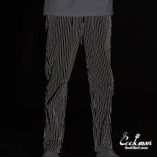 画像10: COOKMAN  シェフパンツ Chef Pants Reflective Stripe Black (Black) (10)