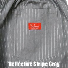 画像5: COOKMAN  シェフパンツ Chef Pants Reflective Stripe Gray (Gray) (5)