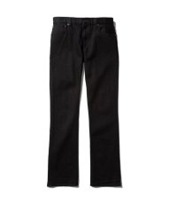 画像1: MINEDENIM  S.Slim Flare STR 5pocket OWS (BLK) (1)