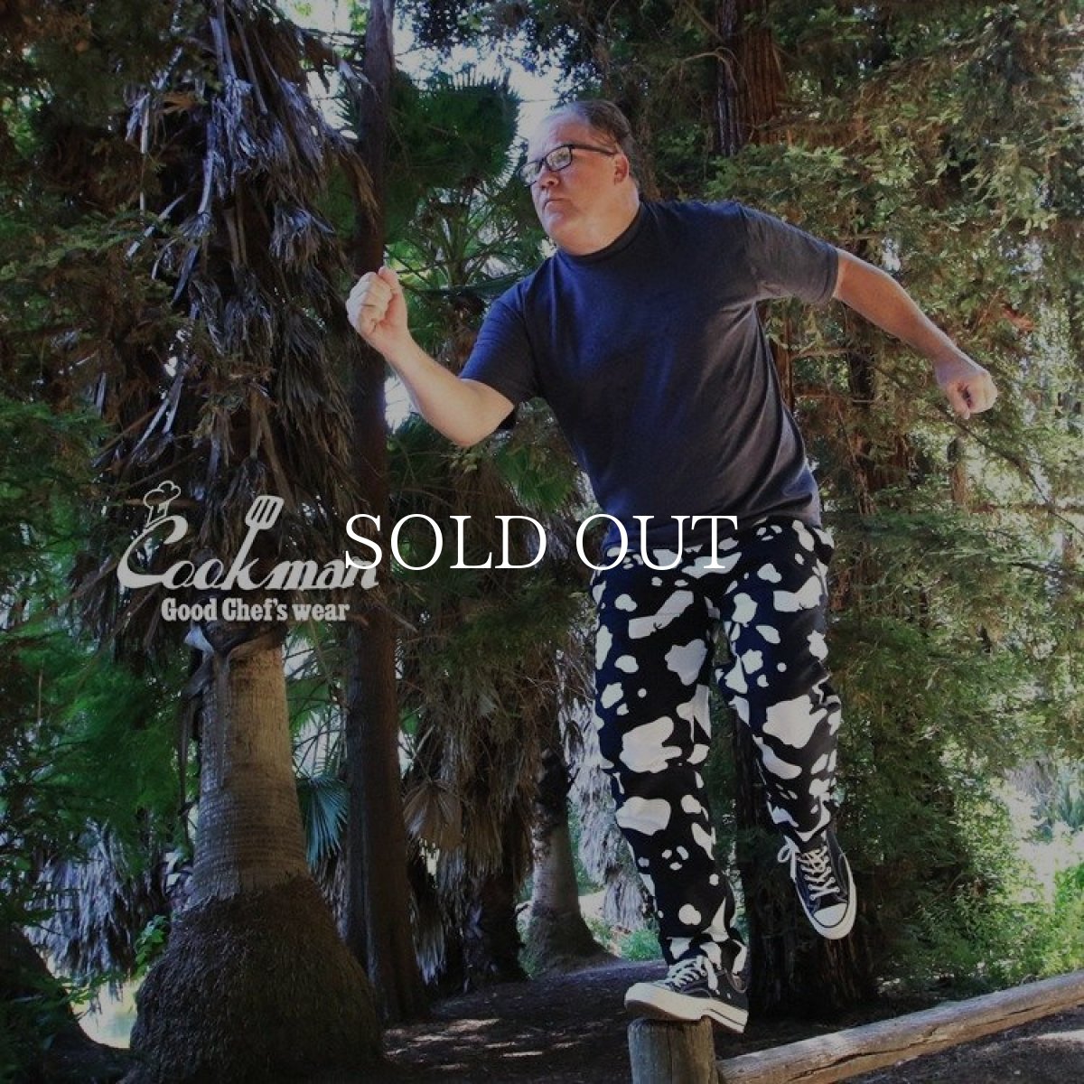 画像12: COOKMAN  シェフパンツ Chef Pants Cow Black (Black) (12)