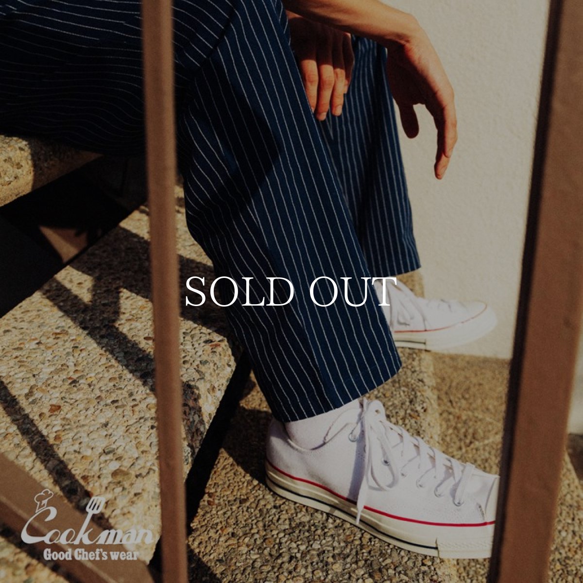 画像15: COOKMAN  シェフパンツ Chef Pants Reflective Stripe Navy (Navy) (15)