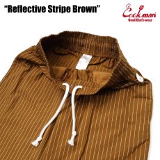 画像6: COOKMAN  シェフパンツ Chef Pants Reflective Stripe Brown (Brown) (6)