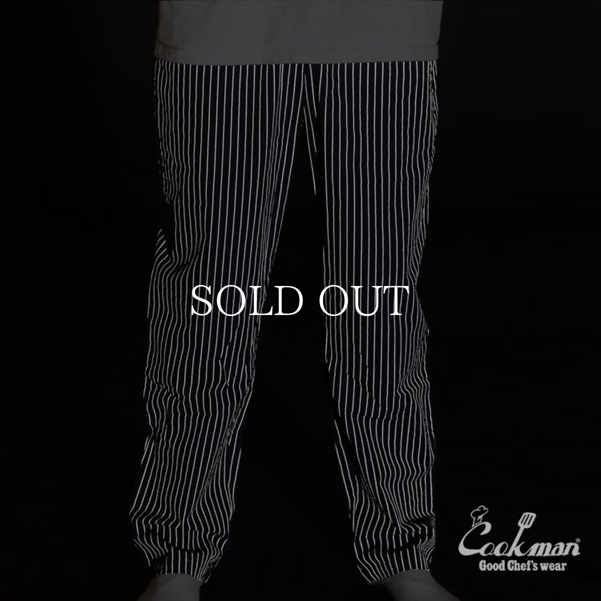 画像10: COOKMAN  シェフパンツ Chef Pants Reflective Stripe Navy (Navy) (10)