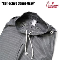 画像7: COOKMAN  シェフパンツ Chef Pants Reflective Stripe Gray (Gray) (7)