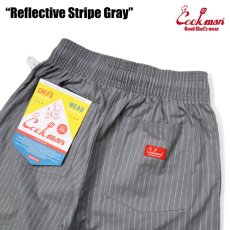 画像8: COOKMAN  シェフパンツ Chef Pants Reflective Stripe Gray (Gray) (8)