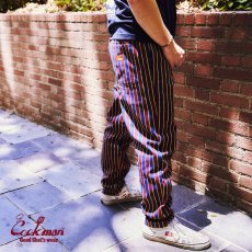 画像11: COOKMAN  シェフパンツ Chef Pants College Stripe Red (Red) (11)