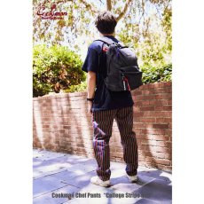 画像12: COOKMAN  シェフパンツ Chef Pants College Stripe Red (Red) (12)