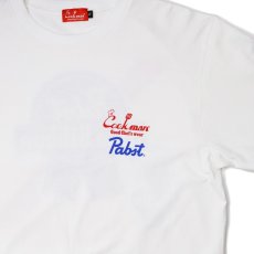 画像4: COOKMAN  ロングスリーブ Tシャツ Pabst Ribbon Chef (White) (4)