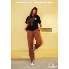 画像13: COOKMAN  シェフパンツ Chef Pants Reflective Stripe Brown (Brown) (13)