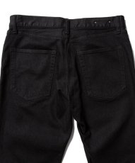 画像4: MINEDENIM  S.Slim Flare STR 5pocket OWS (BLK) (4)