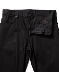 画像3: MINEDENIM  S.Slim Flare STR 5pocket OWS (BLK) (3)