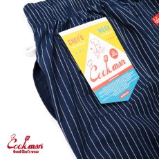 画像9: COOKMAN  シェフパンツ Chef Pants Reflective Stripe Navy (Navy) (9)