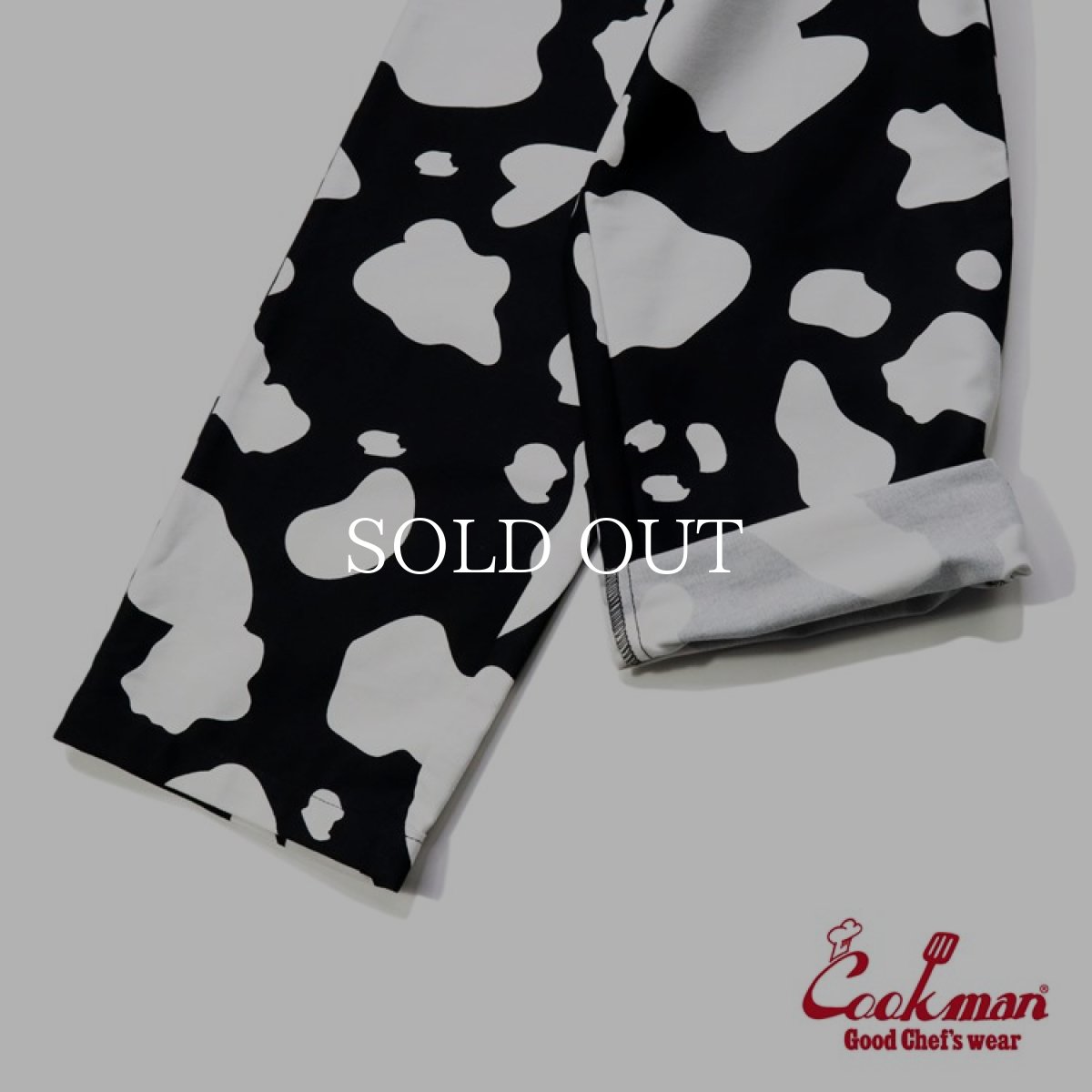画像7: COOKMAN  シェフパンツ Chef Pants Cow Black (Black) (7)