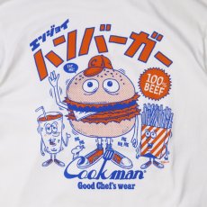 画像3: COOKMAN  ロングスリーブ Tシャツ TM Paint Burger (White) (3)