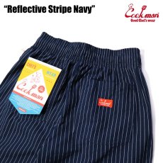 画像8: COOKMAN  シェフパンツ Chef Pants Reflective Stripe Navy (Navy) (8)