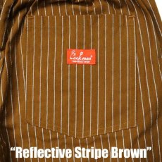 画像5: COOKMAN  シェフパンツ Chef Pants Reflective Stripe Brown (Brown) (5)