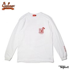 画像2: COOKMAN  ロングスリーブ Tシャツ TMpaint AbbotKinney (White) (2)