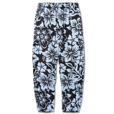 画像1: CALEE  Allover flower pattern easy trousers (Black) (1)