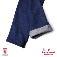 画像8: COOKMAN  シェフパンツ Chef Pants BBQ Denim (Navy) (8)