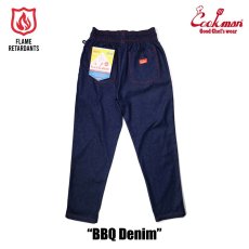 画像3: COOKMAN  シェフパンツ Chef Pants BBQ Denim (Navy) (3)