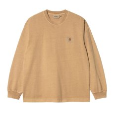 画像1: CARHARTT WIP  L/S VISTA T-SHIRT (Dusty H Brown garment dyed) (1)