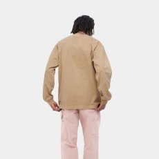 画像4: CARHARTT WIP  L/S VISTA T-SHIRT (Dusty H Brown garment dyed) (4)